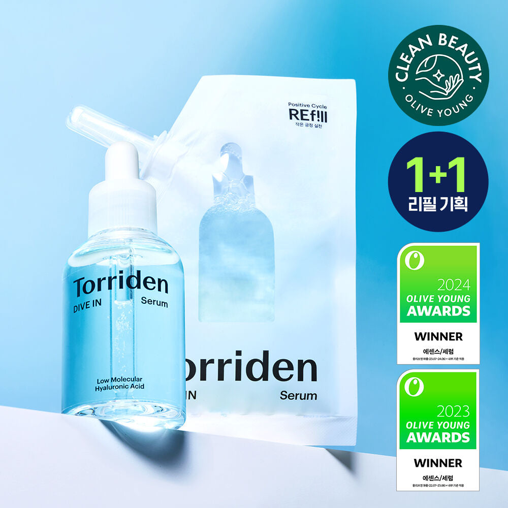 巨量裝✨韓國精華排行榜第一名🥇「3秒精華」 Torriden低分子透明質酸深層強效補水抗敏精華☁️