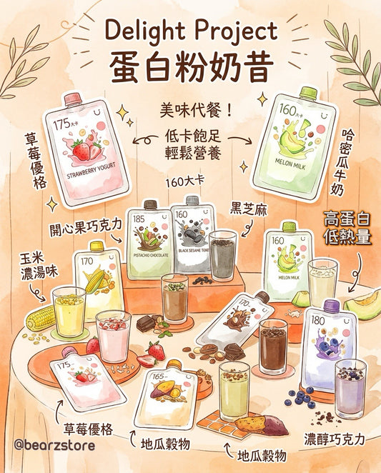 Delight Project 低卡蛋白質奶昔Delight Project Protein Shake🥛