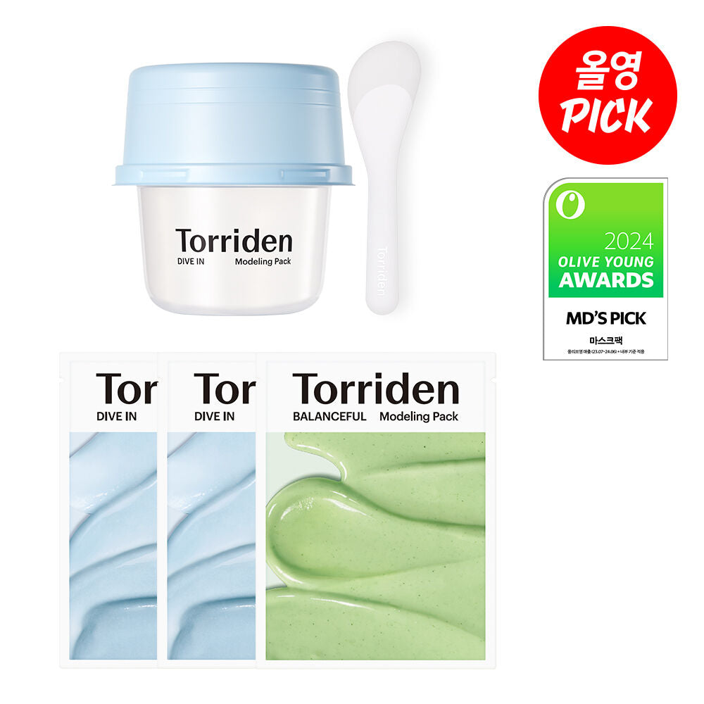 送積雪草款💚Torriden 3合一杯仔軟膜粉🥣 |Torriden Balanceful Modeling Pack🩵