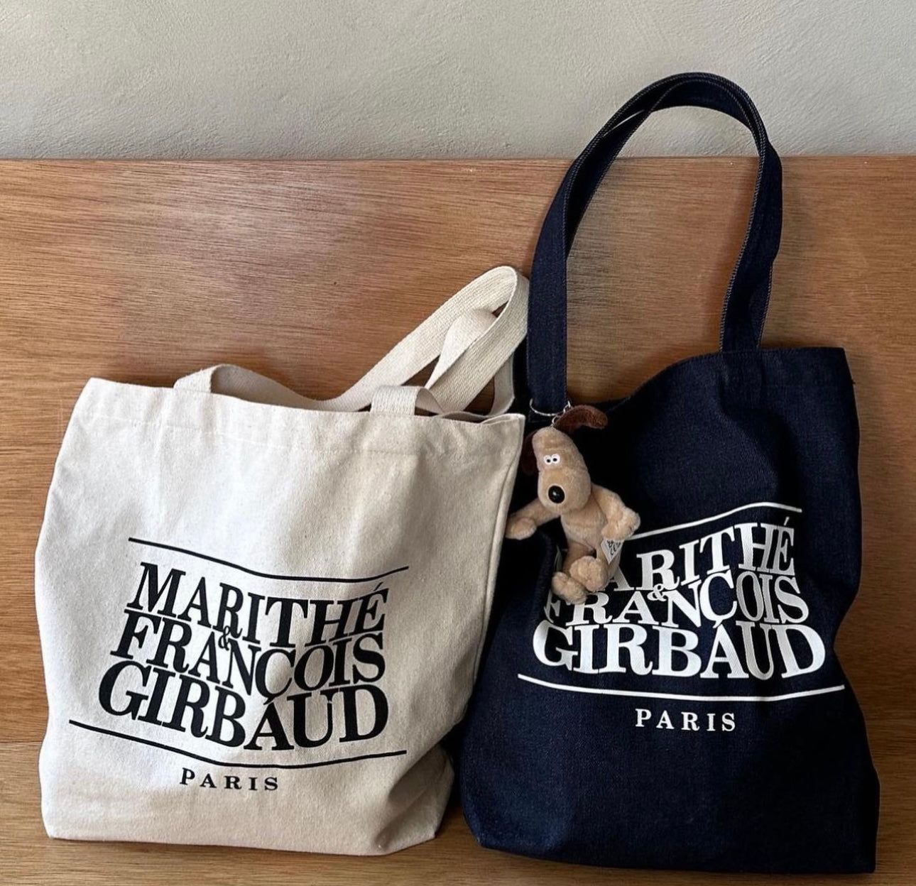 Marithe Francois Girbaud Classic Logo Canvas 兩用Tote Bag🌟