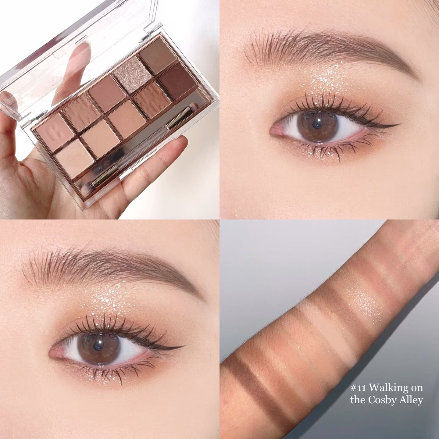 Clio 10 色眼影組合 Pro Eye Palette 🎨 | 啞光到珠光一盒包辦☁️