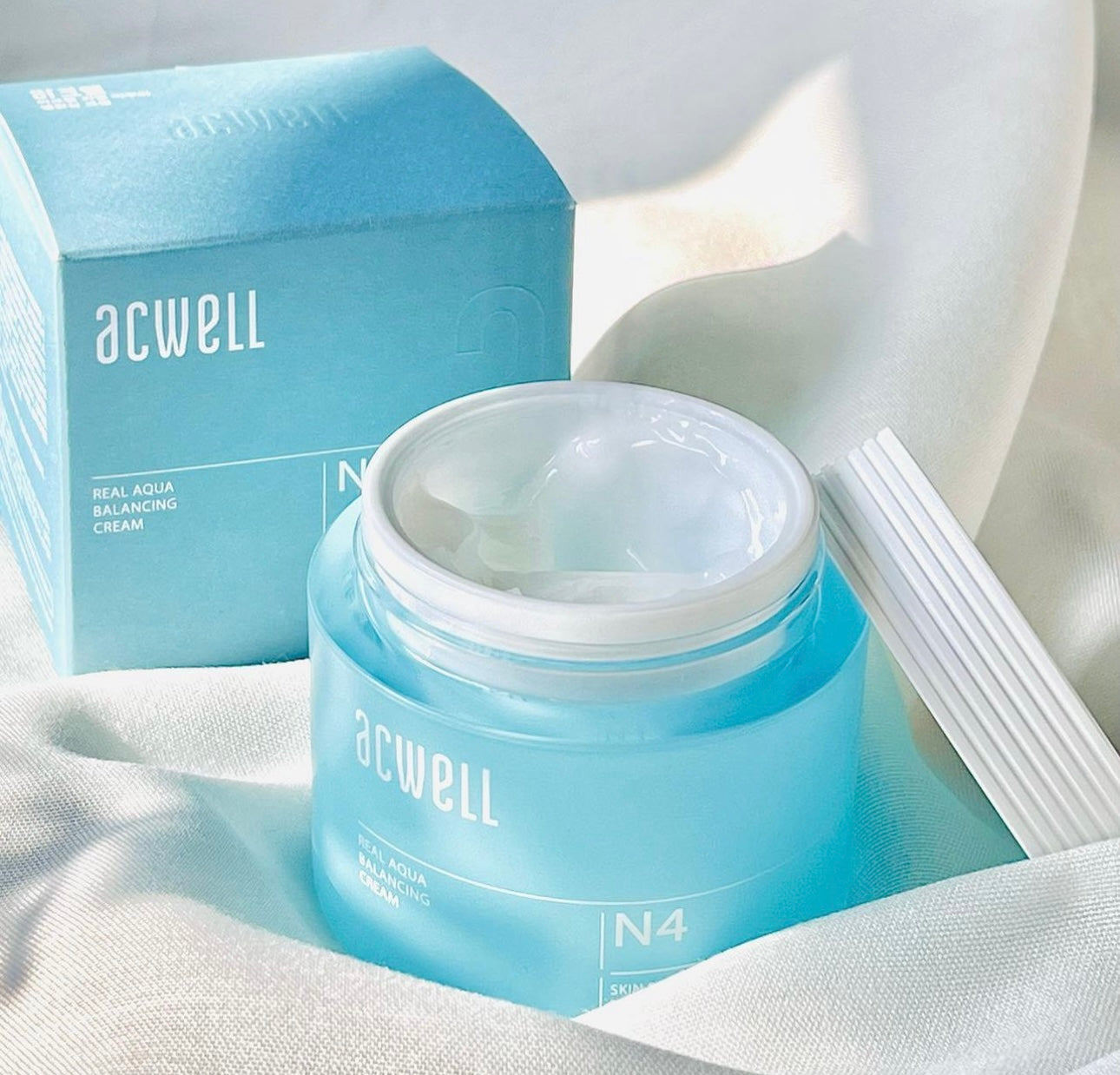 韓國最大敏感肌品牌 | Acwell N4深層極緻補濕鎮靜舒緩水凝面霜50ml｜四季都可使用的面霜💎