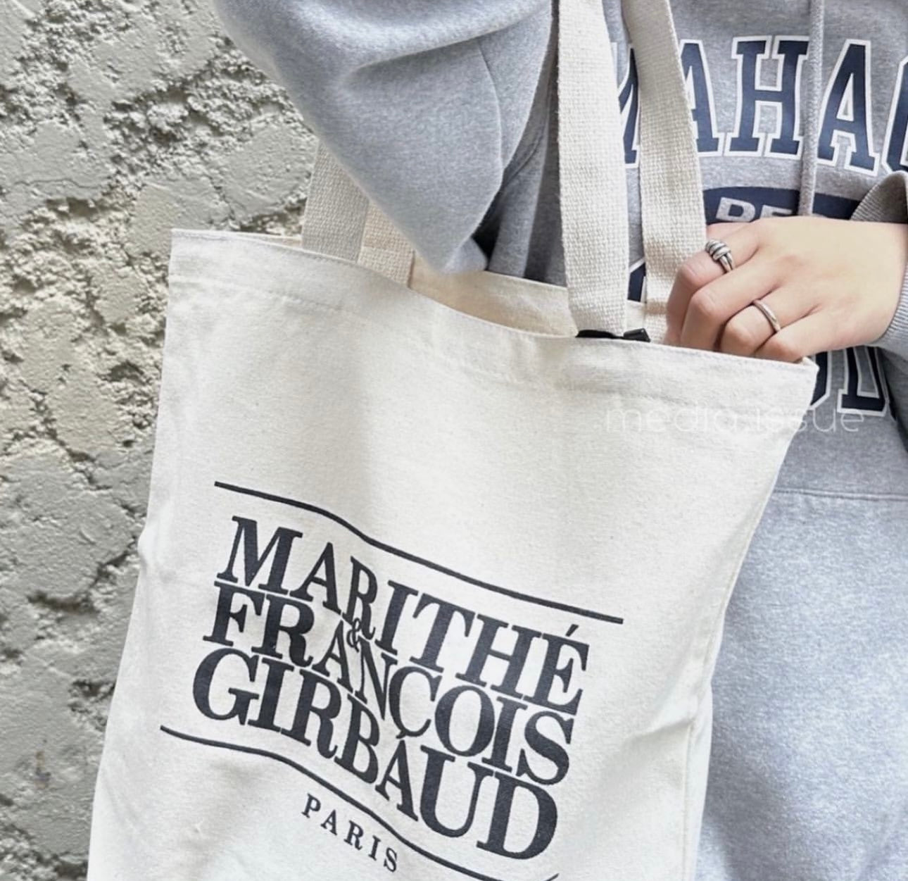 Marithe Francois Girbaud Classic Logo Canvas 兩用Tote Bag🌟