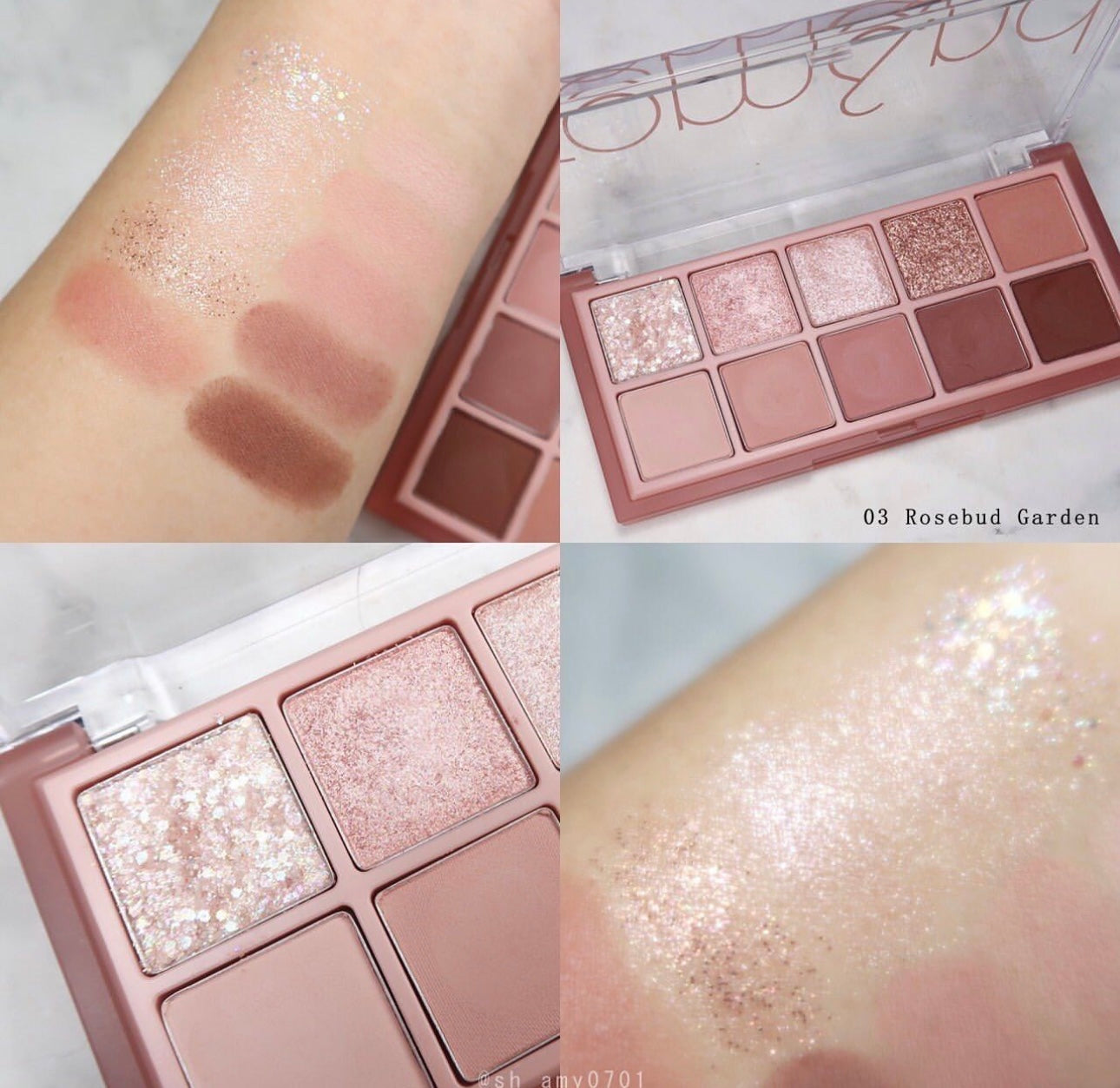 Romand 花園系列十色眼影 Better Than Palette 03 Rosebud Garden 乾燥玫瑰色🥀